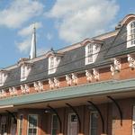 Wallingford's historic railroad station with Amtrak service
